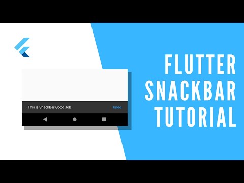 Display a SnackBar - Flutter 💙