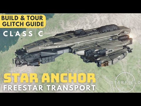 Star Anchor | Class C Transport | End Game Ship - No Mods | Starfield Ship Build