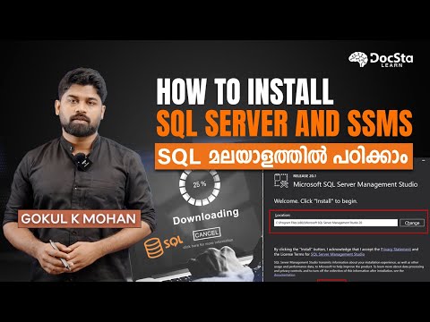 How to install SQL Server and SSMS  (SQL മലയാളത്തിൽ പഠിക്കാം..)