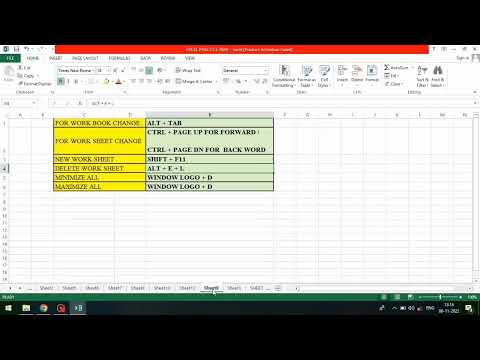 EXCEL Shortcut Keys,,,,#excel #excelshorts
