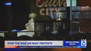 'Stop the war on Iran' protests in L.A.