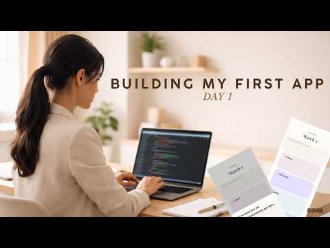 Can AI Organize My Life? (Building My App – Day 1)