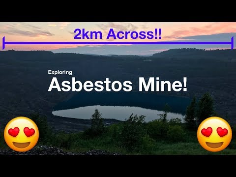 SUNSET DATE AT ASBESTOS! | Exploring Asbestos Mine!