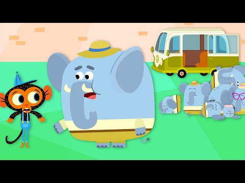 Mr Monkey Fixes A Family Van | Mr. Monkey, Monkey Mechanic