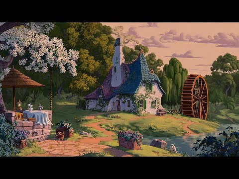Cozy cottage with Disney Oldies Playing in Another Room ✨ Calm Disney for Relax, Sleep, Study