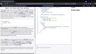 React: Set State with this.setState -freeCodeCamp.org