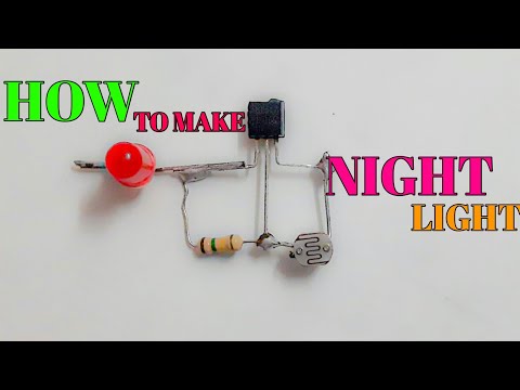 How To Make Simple Automatic Night Light, or LDR Project, Auto on/off in Day/Night Light Circuit