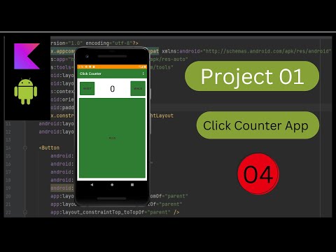 Android Kotlin Project 01 Click Counter Part 04