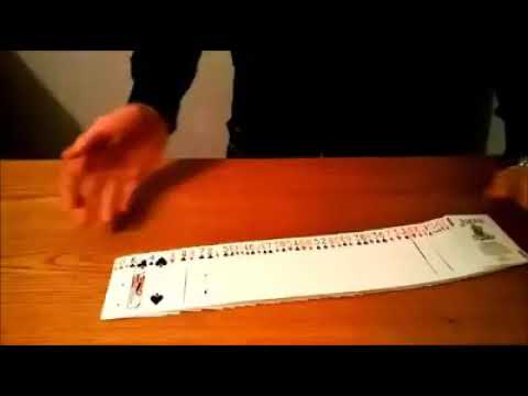 Performing a trick called The Knockout Deck || Thomas Welby