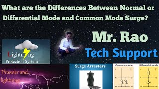 What are the Differences Between Normal or Differential Mode and Common Mode Surge?