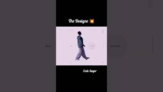The website 💥#design #developer #web #shorts #3d website #foryou #views