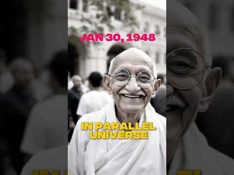 Gandhi in parallel universe! Vs Godse #shorts #republicday #gandi #aivideo #funny