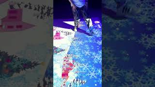 Christmas Snow Sweep Adventure with iProjection!