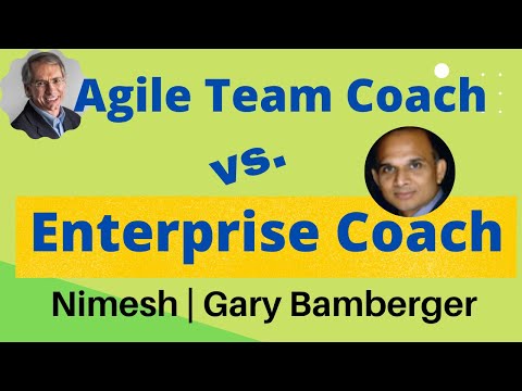 Agile Team Coach vs. Enterprise Agile Coach #agileCoachingToolbox
