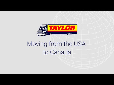 How customs works for household goods going from the USA to Canada