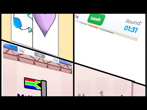 *very chaotic* playing speed draw with my friend