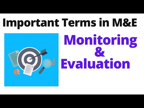 Different terms used in M&E #monitoringandevaluation #monitoring #evaluation #M&E