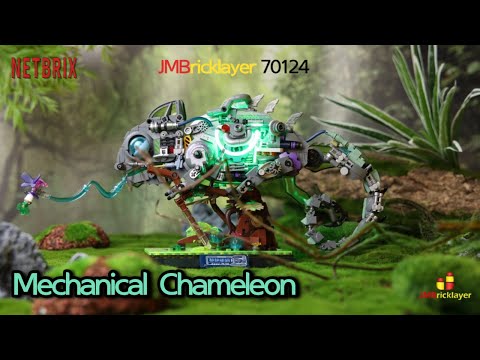 JMBricklayer Mechanical Chameleon 70124 Brick - Speed build & Review ⚡️ 메카닉 카멜레온
