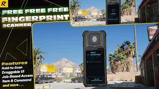 FiveM FREE Fingerprint Scanner | History | Draggable UI | Job Access | ESX/QBCore/QBox