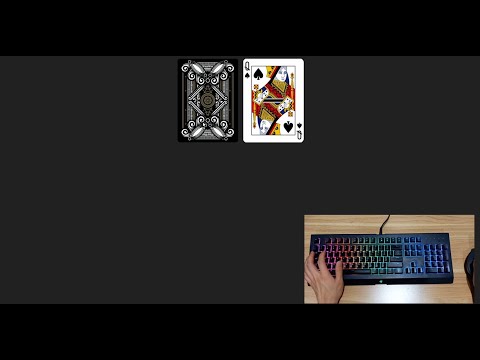 ASMR Programming | Card Flip Animation using HTML and CSS [No talking]
