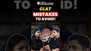 Common CLAT Mistakes to Avoid | Essential Tips for CLAT 2025 Aspirants #clat2025