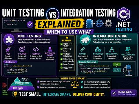 Unit Testing vs Integration Testing Explained | When to Use What