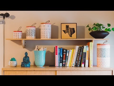 Super Simple Plywood Shelf