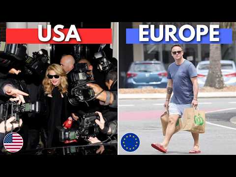 SHOCKING Differences Between European And American Celebrities