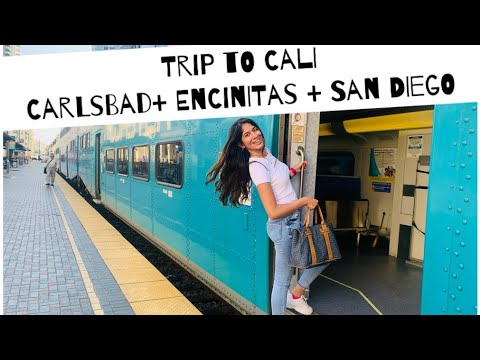 My trip to CALI ( Carlsbad, Encinitas and San Diego) ✈️ 🚂 🌎