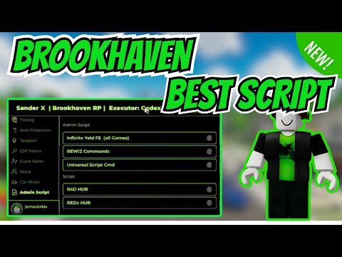 ⭐ Brookhaven 🏡RP Hack 2025 | Troll, Ban, Unlock Gamepasses | Keyless Pastebin Script!