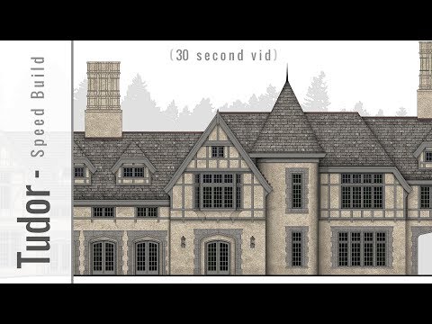Tudor Photoshop Drawing - Speed Build (30 sec. video)