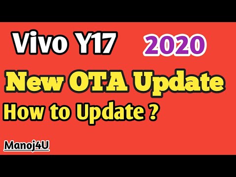 Vivo y17 new update  January security patch update