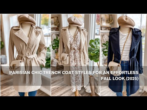 Parisian Chic Trench Coat Styles for an Effortless Fall Look (2025)
