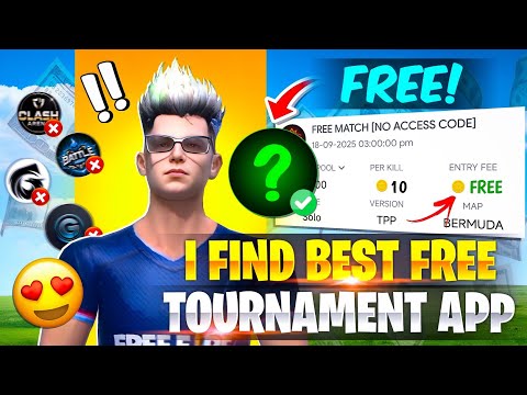 I Find Best Free Tournament App 💰 Entry ₹0 🤯 Per Kill ₹10 🏆| Best Tournament App Ever..⁉️Free Fire 🔥