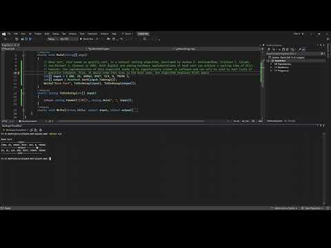 C# Bead Sort algorithm