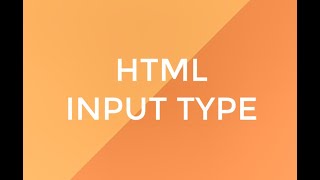 HTML Input Types - 21 of 28