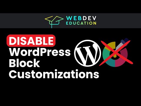 DISABLE WordPress blocks customizations (colors, padding etc) applies to ALL OTHER block styles! 💅