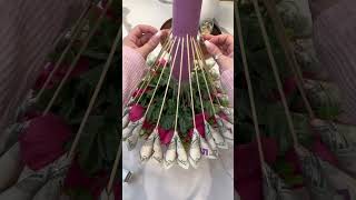 🌸 DIY Viral Flower Bouquet with Dollar Tree Supplies! 🌸 #dollartree #diy #crafts #flowerbouquet