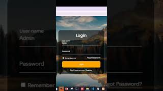 Modern Login Page in HTML & CSS | Transparent Login Form | Login Page with Background Image #htmlcss