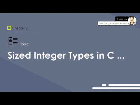 Sized Integer Types in C Language