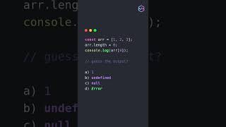 Javascript- Guess the output?#JavaScript#Coding#WebDev#Programming#Code #codelogic #codinginterview