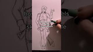 idk if thats even skinny 😭 #art #artist #drawing #artartist #oc #sketch