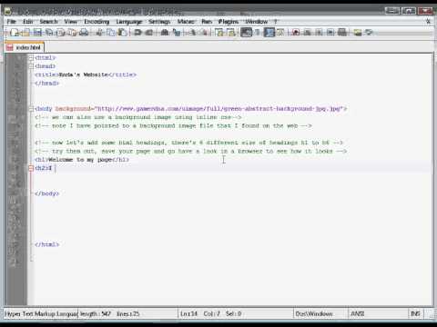 d_adding headings to a html page using the different heading h1 to h6