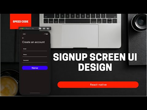 Part 2 Signup Screen UI | React Native UI