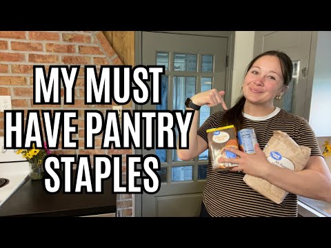 MUST HAVE PANTRY STAPLES | PANTRY AND FRIDGE STAPLES | TOP 30 PANTRY STAPLES TO MAKE LIFE EASIER
