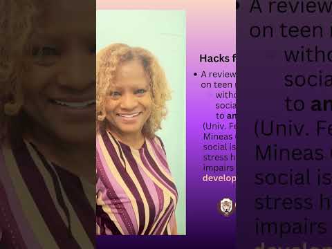 Parenting Hacks for Social Isolation and Disconnectedness Tonya Mead PhD
