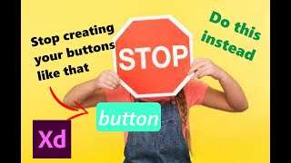 #Vid_01  How to Create a Perfectly Responsive Button on Adobe XD | Adobe XD tutorials for beginners.