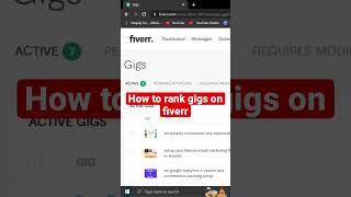 how to rank fiverr gig 2023