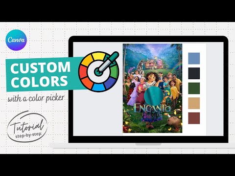How to use the Canva Color Picker to choose custom colors