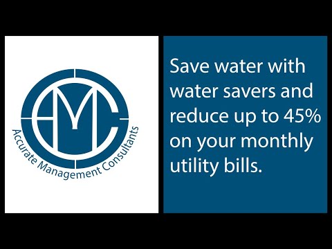 Install Water Savers save up to 45% on your utility Bills